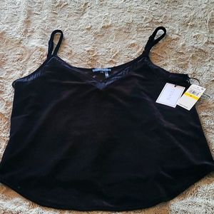 NWT! BLACK VELEVET TANK